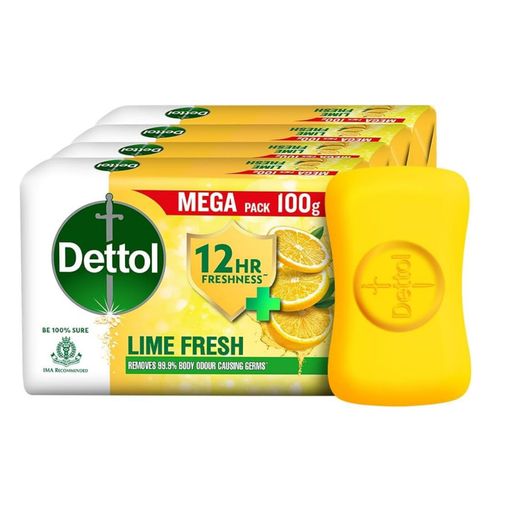Dettol Soap 4 Pack - Fresh 100g, Dettol, Beautizone UK