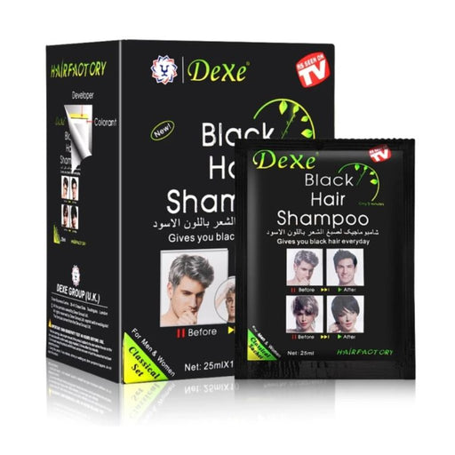 Dexe Black Color Hair Shampoo 25ml, Dexe, Beautizone UK