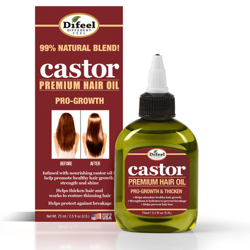 Difeel Castor Pro - Growth Premium Hair Oil 75ml, Difeel, Beautizone UK