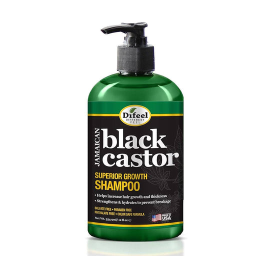 Difeel Jamaican Black Castor Superior Growth Shampoo 354.9ml, Difeel, Beautizone UK