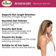 Difeel Rosemary Premium Hair Oil 210ml, Difeel, Beautizone UK