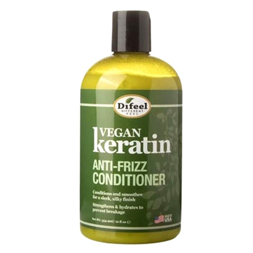 Difeel Vegan Keratin Anti Frizz Conditioner 354.9ml, Difeel, Beautizone UK