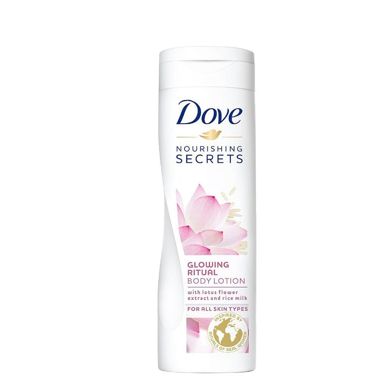 Dove Nourishing Secrets Glowing Ritual Body Lotion, All Skin Types 400ml, Dove, Beautizone UK