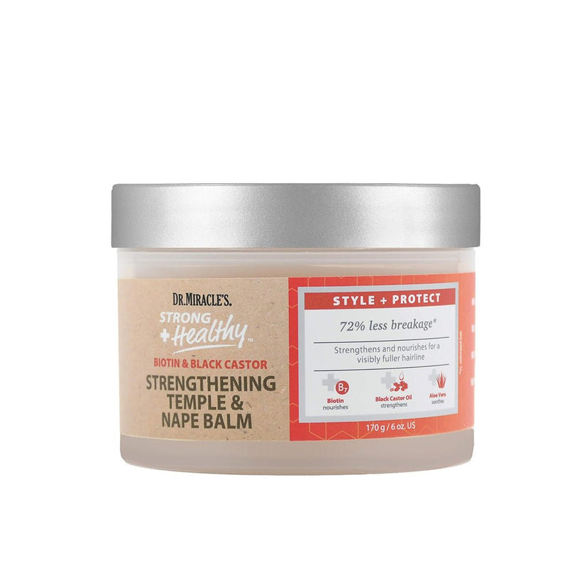 Dr Miracle's Strong & Healthy Temple & Nape Balm 170g, Dr Miracles, Beautizone UK