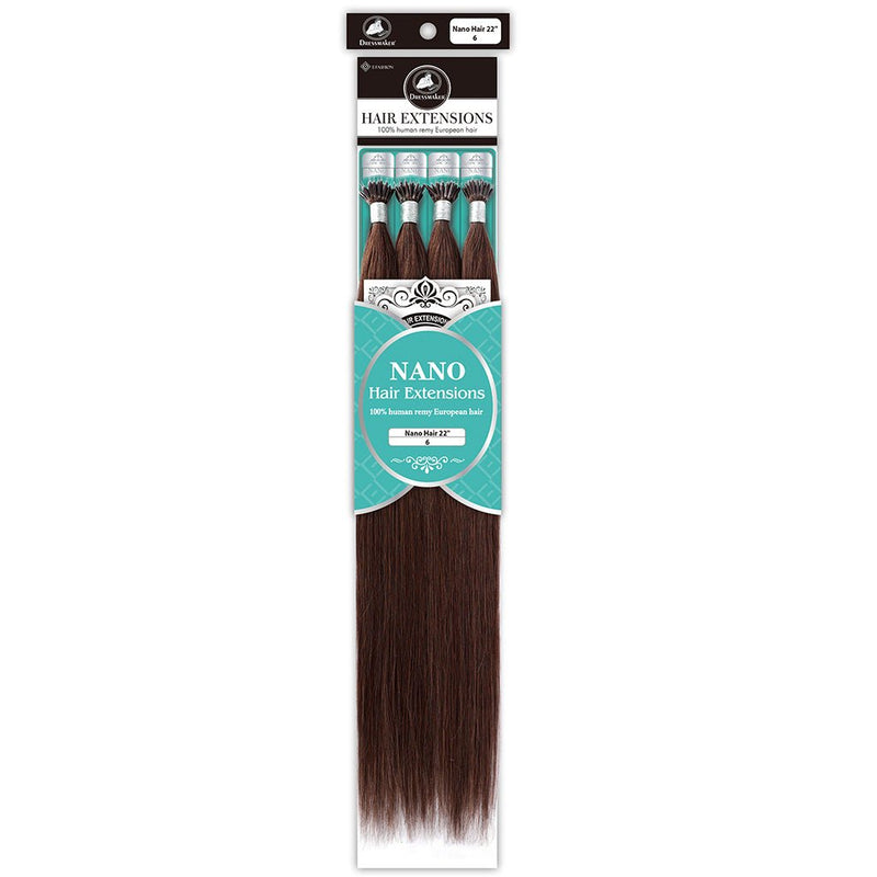 Dressmaker 100% Human Remy Nano Hair Extensions 22 Inch, Dressmaker, Beautizone UK