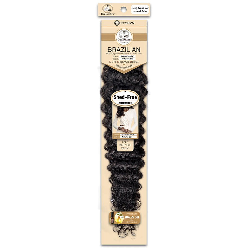 Dressmaker 100% Unprocessed Virgin Brazilian Deep Wave Natural Color, Dressmaker, Beautizone UK