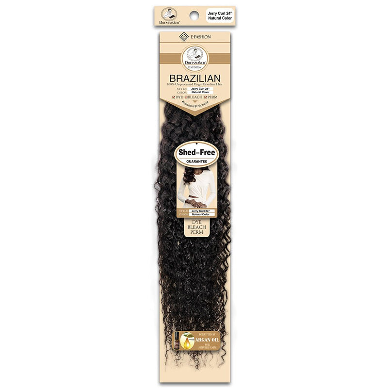 Dressmaker 100% Unprocessed Virgin Brazilian Jerry Curl Natural Color, Dressmaker, Beautizone UK