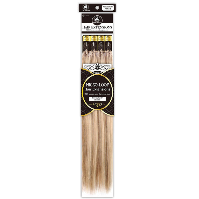 Dressmaker Human Remy European Micro-Loop Hair Extensions 18 Inch, Dressmaker, Beautizone UK