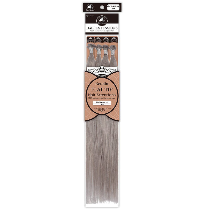 Dressmaker Remy European Keratin Flat Tip Straight Hair Extensions 18 Inch, Dressmaker, Beautizone UK