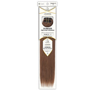 Dressmaker Unlimited 8 Piece Clip In Hair Extensions Single Weft Clip Straight 14 Inch, Dressmaker, Beautizone UK