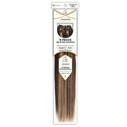Dressmaker Unlimited 8 Piece Clip In Hair Extensions Single Weft Clip Straight 14 Inch, Dressmaker, Beautizone UK
