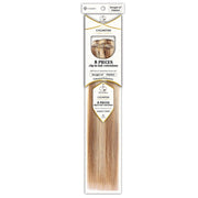 Dressmaker Unlimited 8 Piece Clip In Hair Extensions Single Weft Clip Straight 14 Inch, Dressmaker, Beautizone UK