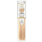 Dressmaker Unlimited 8 Piece Clip In Hair Extensions Single Weft Clip Straight 14 Inch, Dressmaker, Beautizone UK