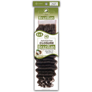 Dressmaker Youth Virgin Brazilian Free Part Lace Closure 4x4 Deep Wave, Dressmaker, Beautizone UK
