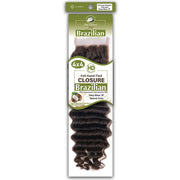 Dressmaker Youth Virgin Brazilian Free Part Lace Closure 4x4 Deep Wave, Dressmaker, Beautizone UK