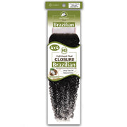 Dressmaker Youth Virgin Brazilian Free Part Lace Closure 4x4 Jerry Curl, Dressmaker, Beautizone UK
