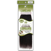 Dressmaker Youth Virgin Brazilian Free Part Lace Closure 4x4 Kinky Straight, Dressmaker, Beautizone UK
