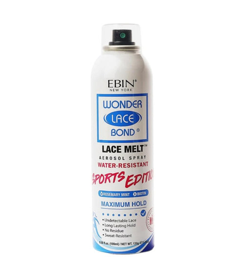 EBIN NEW YORK Wonder Lace Melt Spray Sports Edition Rosemary Mint + Biotin 130g, EBIN NEW YORK, Beautizone UK