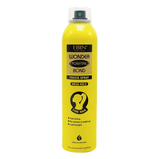 EBIN NEW YORK Wonder Ponytail Bond Freeze Spray Mega Hold 175g, EBIN NEW YORK, Beautizone UK