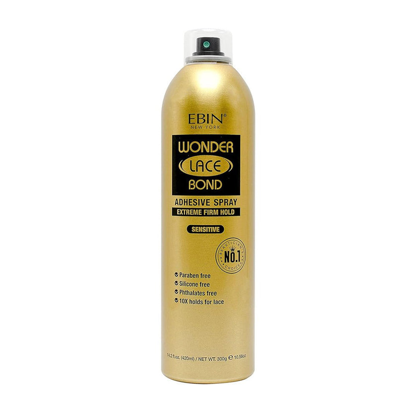 EBIN WONDER LACE BOND WIG ADHESIVE SPRAY - SENSITIVE 420ML, EBIN NEW YORK, Beautizone UK