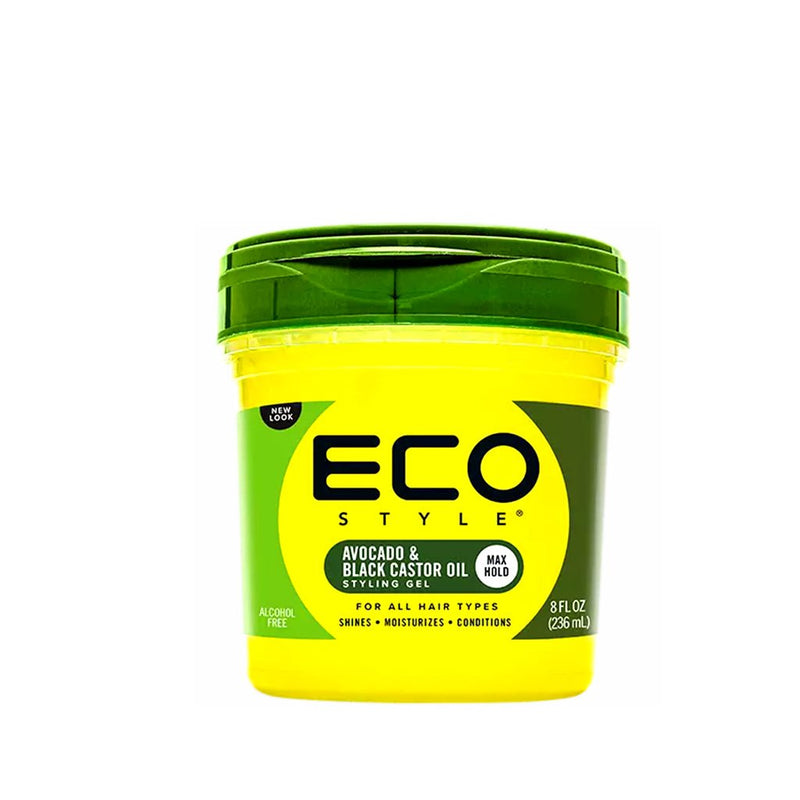Eco Styler Styling Gel Black Castor & Avocado Oil 236ml, Eco Styler, Beautizone UK