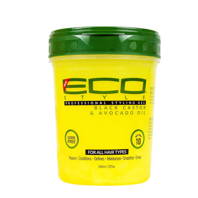 Eco Styler Styling Gel Black Castor & Avocado Oil 946ml, Eco Styler, Beautizone UK