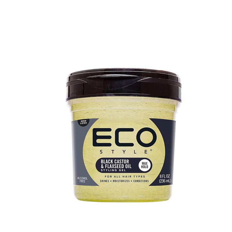 Eco Styler Styling Gel Black Castor & Flaxseed Oil All Size, Eco Styler, Beautizone UK