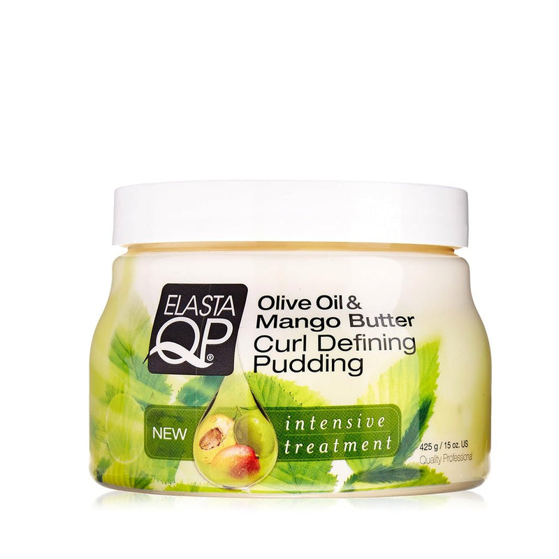 Elasta QP Olive Oil & Mango Butter Curl Defining Pudding 425g, Elasta QP, Beautizone UK