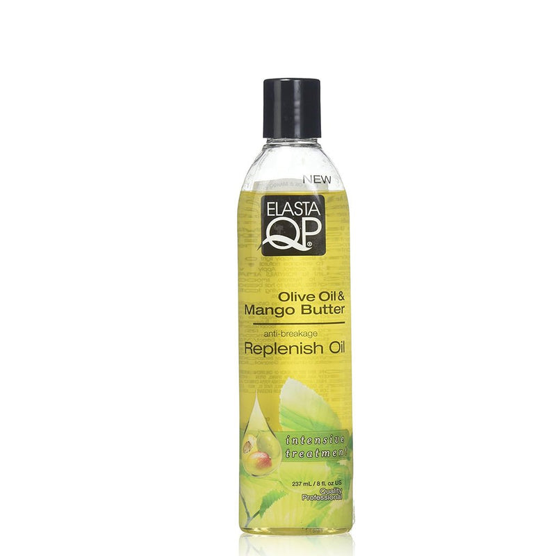Elasta QP Olive Oil Mango Butter Moist Growth Oil 237ml, Elasta QP, Beautizone UK