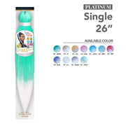 EZBRAID Platinum 26" Spetra Pre Stretched Hair Extensions, EZ Braid, Beautizone UK