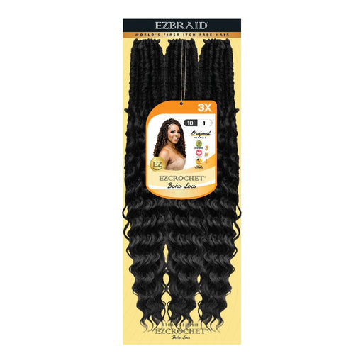 EZCROCHET Boho Locs 18"-3X, EZ BRAID, Beautizone UK