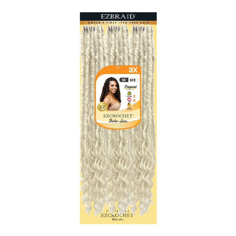 EZCROCHET Boho Locs 18"-3X, EZ BRAID, Beautizone UK