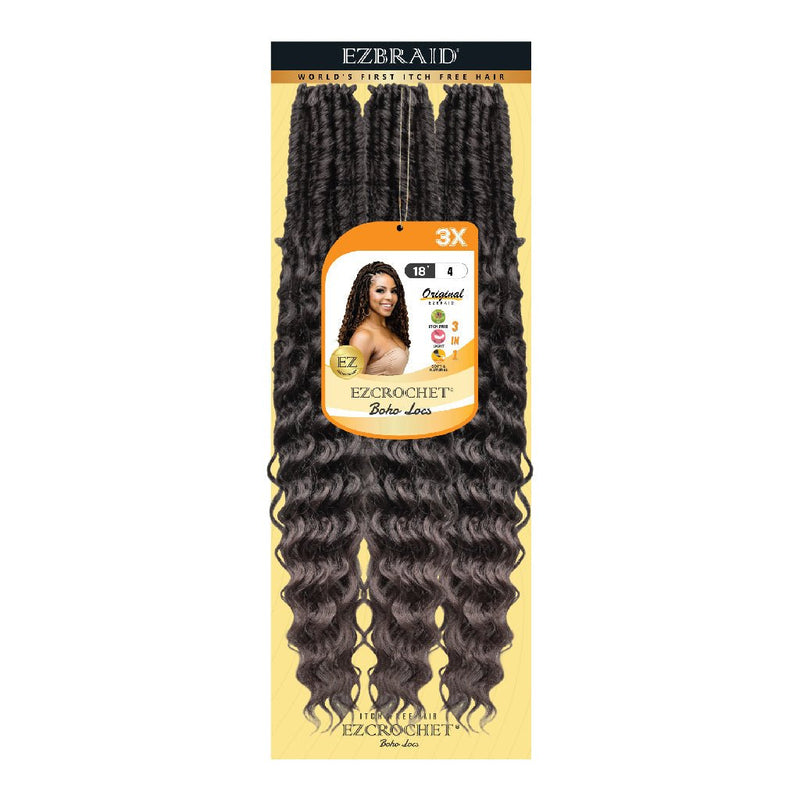 EZCROCHET Boho Locs 18"-3X, EZ BRAID, Beautizone UK
