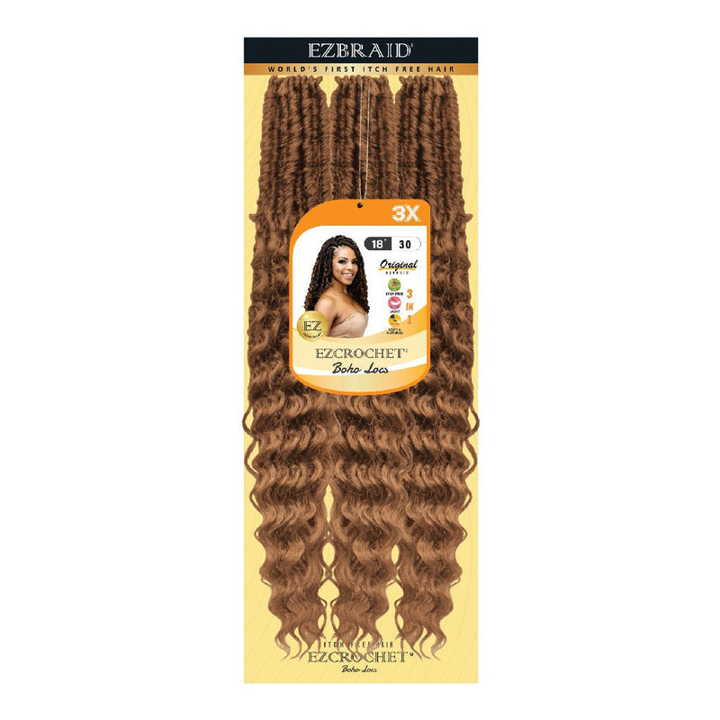 EZCROCHET Boho Locs 18"-3X, EZ BRAID, Beautizone UK