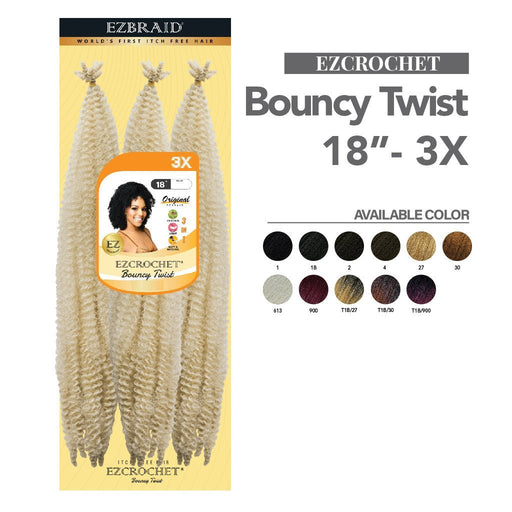 EZCROCHET Bouncy Twist 18"-3X, EZ BRAID, Beautizone UK