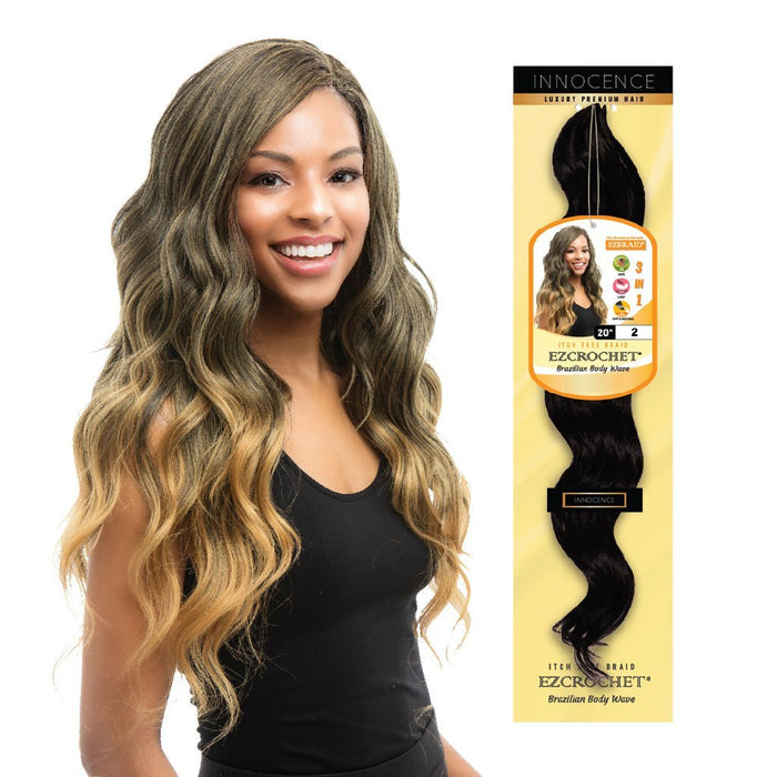 EZCROCHET Brazilian Body Wave 20", EZ BRAID, Beautizone UK