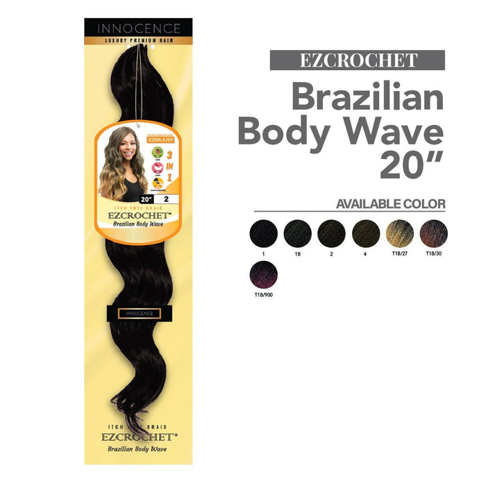 EZCROCHET Brazilian Body Wave 20", EZ BRAID, Beautizone UK