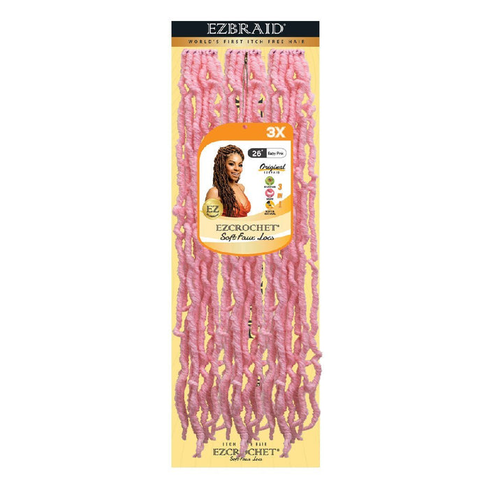 EZCROCHET Soft Faux Locs 26"-3X, EZ BRAID, Beautizone UK