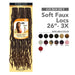 EZCROCHET Soft Faux Locs 26"-3X, EZ BRAID, Beautizone UK