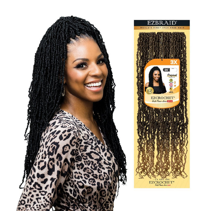 EZCROCHET Soft Faux Locs Micro 26"-3X, EZ BRAID, Beautizone UK