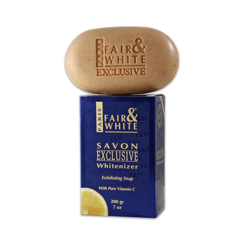 Fair and White Exclusive Whitenizer Exfoliating Soap Vitamin C 200g, Fair & White Paris, Beautizone UK