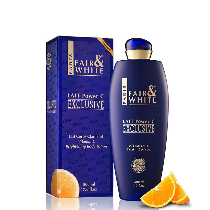 Fair and White Exclusive Whitenizer Vitamin C Body Lotion 500ml, Fair & White Paris, Beautizone UK