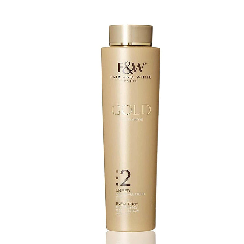 Fair and White Gold Ultimate 2 Even Tone Revitalizing Body Lotion 500ml, Fair & White Paris, Beautizone UK