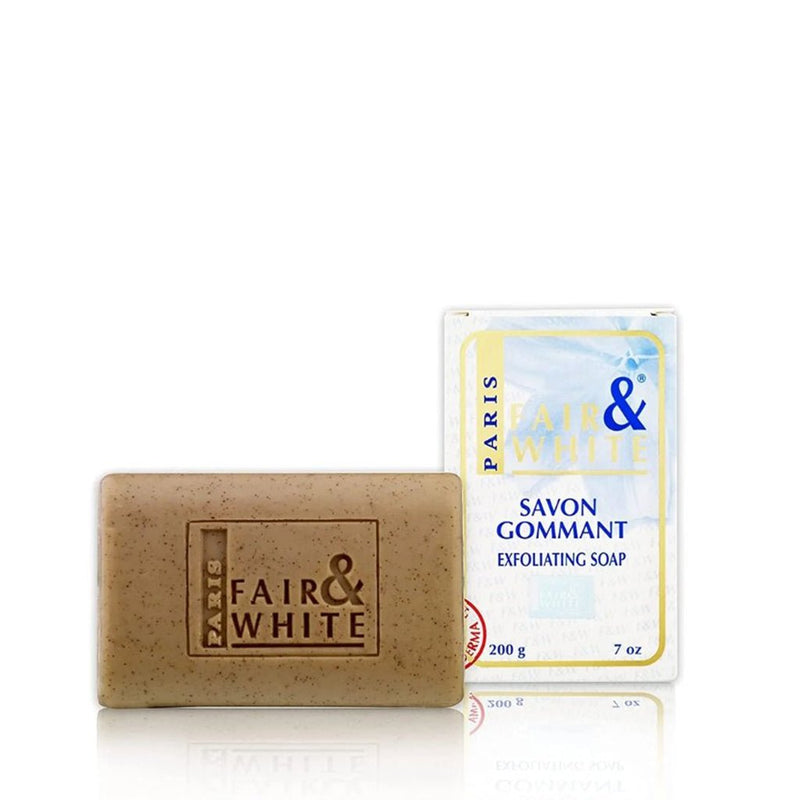 Fair and White Savon Gommant Exfoliating Soap White 200g, Fair & White Paris, Beautizone UK