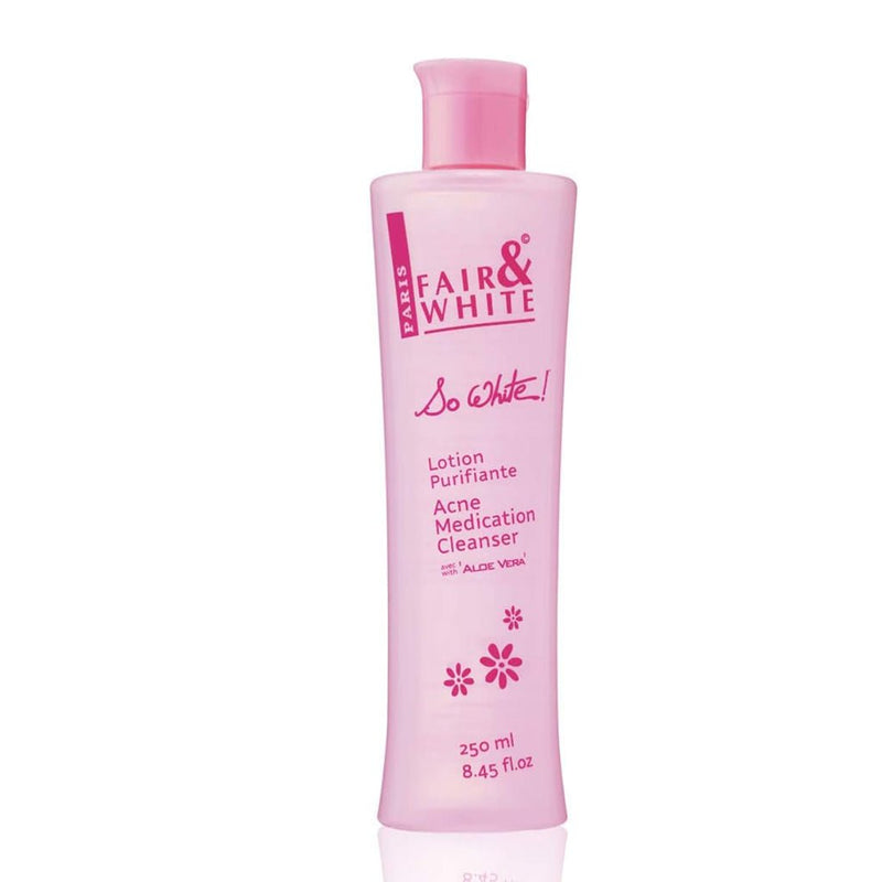Fair and White So White Acne Medication Cleanser 250ml, Fair & White Paris, Beautizone UK