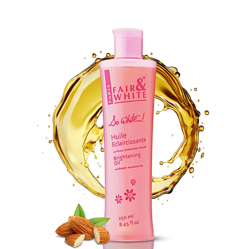 Fair and White So White Hydroquinone Free Brightening Body Oil 250ml, Fair & White Paris, Beautizone UK