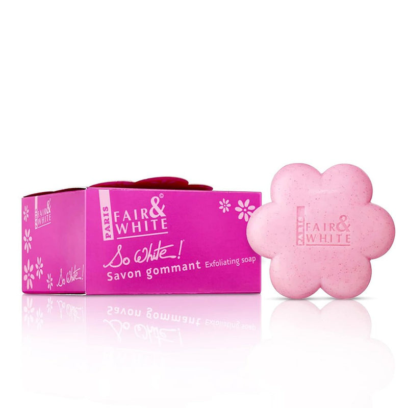 Fair and White So White Savon Gommant Exfoliating Soap 200g, Fair & White Paris, Beautizone UK
