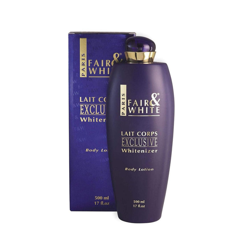 Fair & White Exclusive Whitenizer Lait Body Lotion 500ml, Fair & White Paris, Beautizone UK