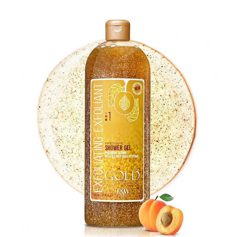 Fair & White Gold Exfoliating Shower Precious Scrub 940ml, Fair & White Paris, Beautizone UK