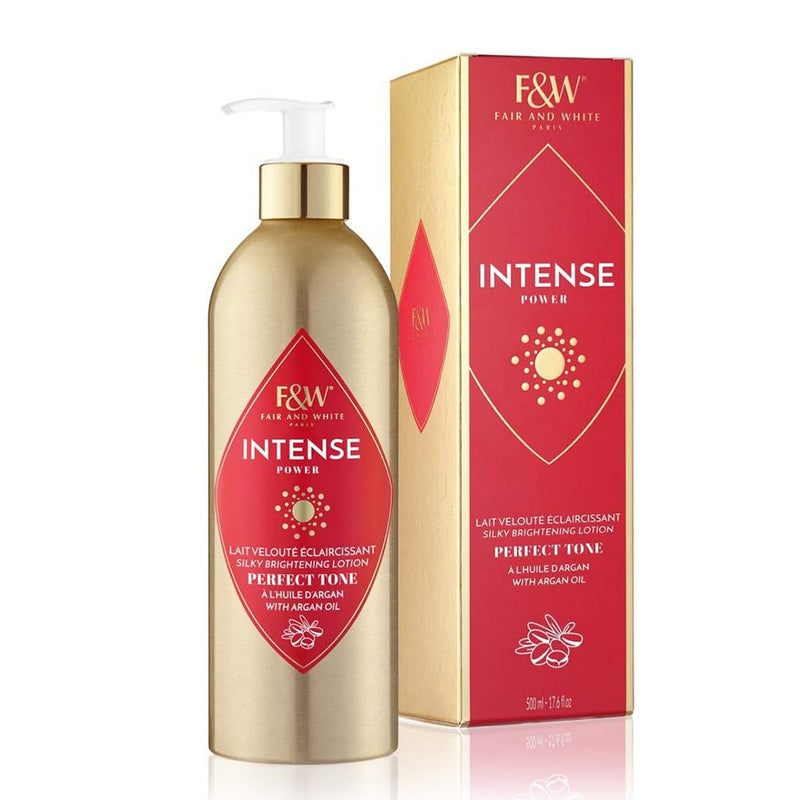 Fair & White intense Power Perfect Tone Argan Oil Brightening Lotion 500ml, Fair & White Paris, Beautizone UK